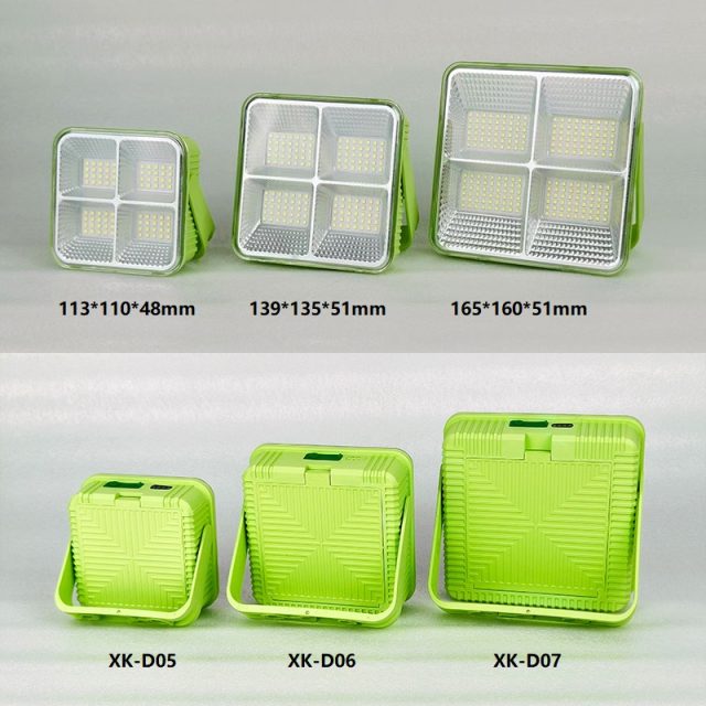 Factory Outlet Low Price Square Shape Led Camping Lamps for Night Market and Outdoor Lighting