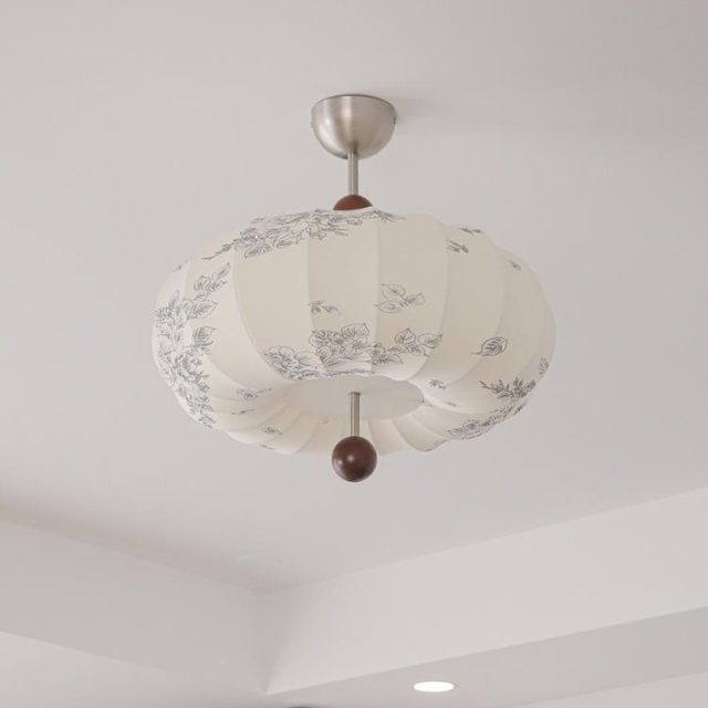 40cm 50cm 60cm Elastic Fabric Chandeliers & Pendant Lights - Image 2
