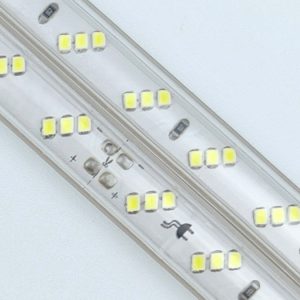 Outdoor IP65 Waterproof 110V 220V Flexible Inclined 3 LED Tape Light SMD 2835 Led Strips