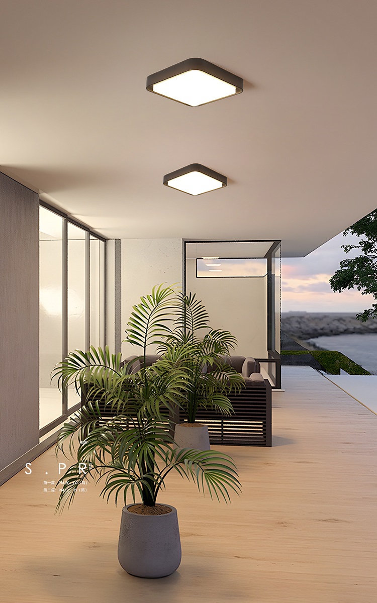 YL-6267 Aluminum Led Ceiling Light for Balcony lighting