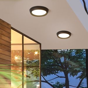 YL-6578 Round Outdoor Wall Lamps with Motion Sensor