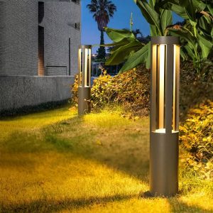 AC 110V 120V 220V LED or GU10 Aluminum Bollard Lawn Lights