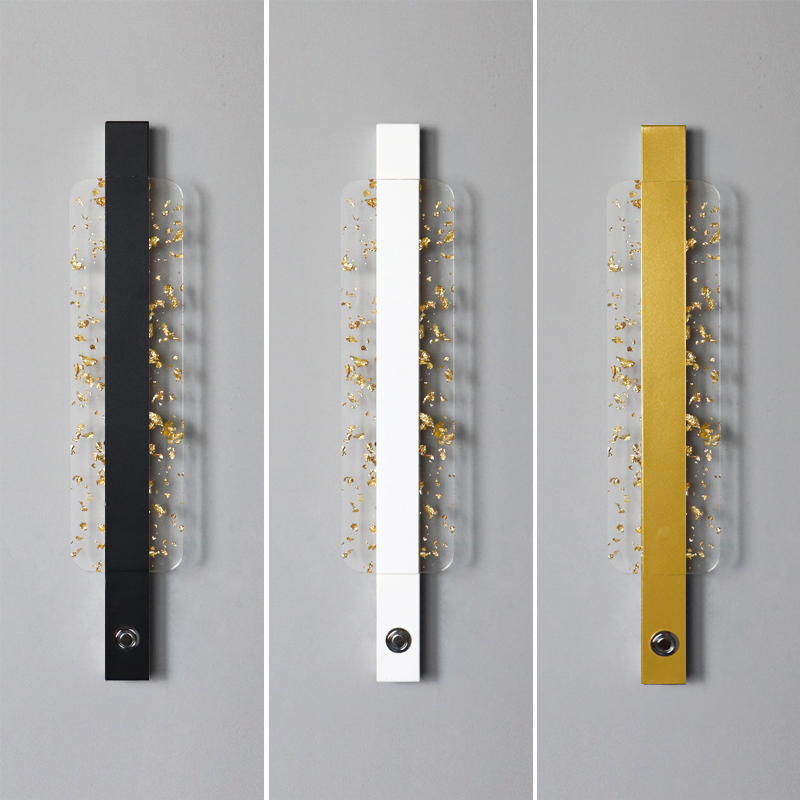 Brightness Adjustable Minimalist Style Interior Wall Lamps with Acrylic Shade for Home Office