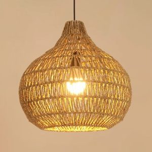 YL-CB01B Grass Rope Pendant Lights for Restaurants