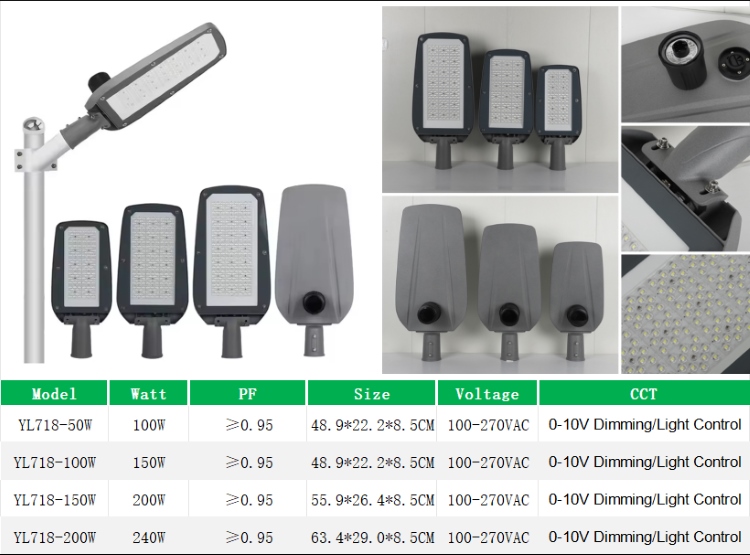YL718 High Quality Street Lights with External Drive