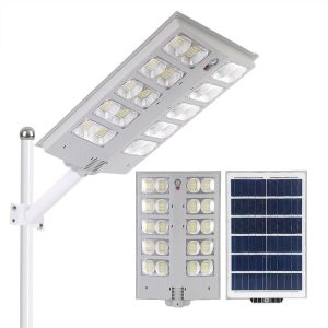 YL911 Grey Solar Street Light with Extendable Lamp Arm
