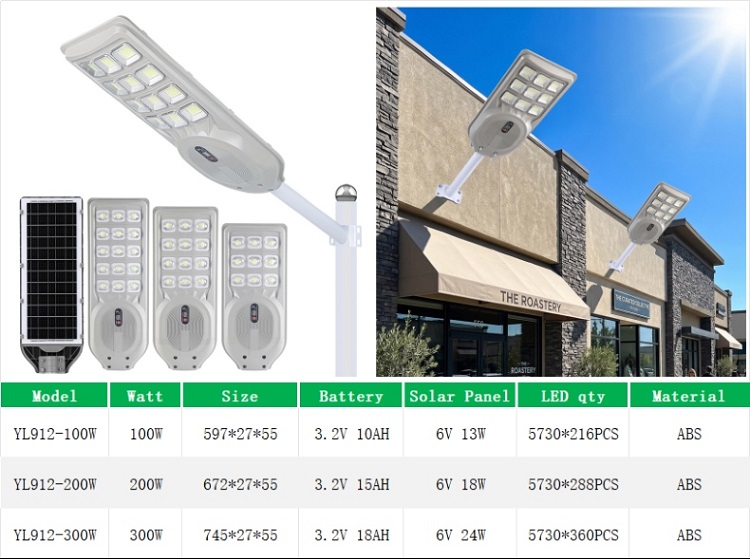 YL912 Integrated Solar Street Lights for Africa New Model