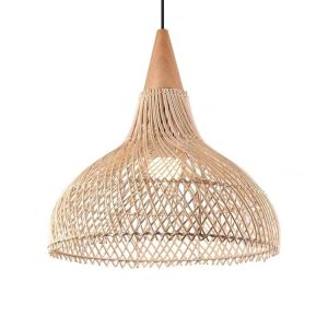 YL-TB33C Handmade Rattan Woven Chandelier for Shop Lighting