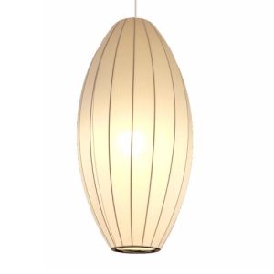 YL-BY07 Fabric Lampshade Pendant Lamp with E27 Bulb